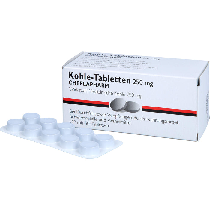 Kohle Tabletten Boxo-Pharm Tbl., 50 pc Tablettes