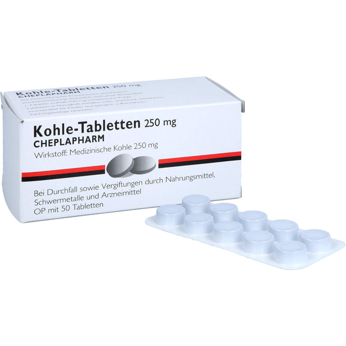 Kohle Tabletten Boxo-Pharm Tbl., 50 pc Tablettes