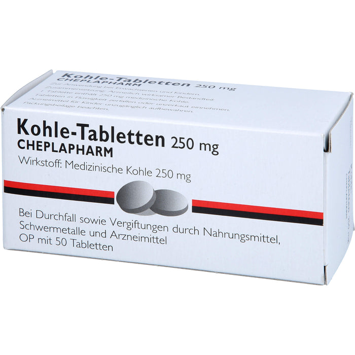 Kohle Tabletten Boxo-Pharm Tbl., 50 pc Tablettes