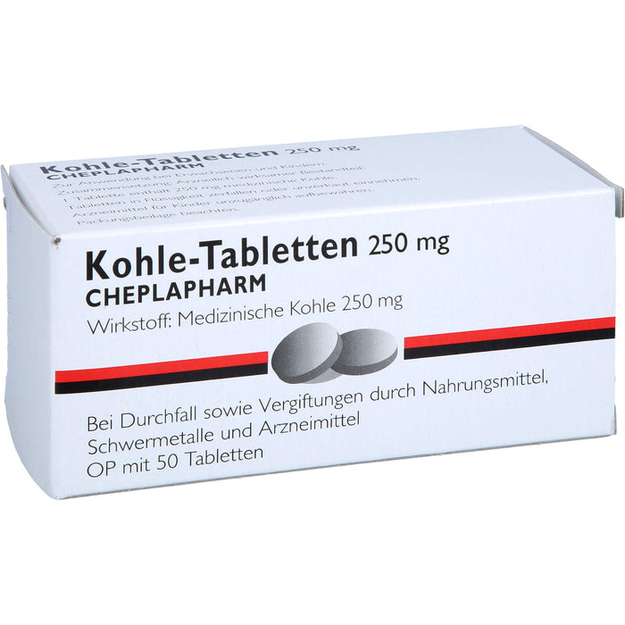 Kohle Tabletten Boxo-Pharm Tbl., 50 pc Tablettes