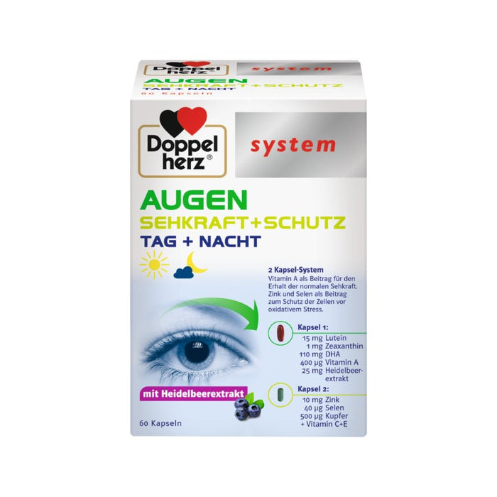 Doppelherz system AUGEN SEHKRAFT + SCHUTZ, 60 St. Kapseln