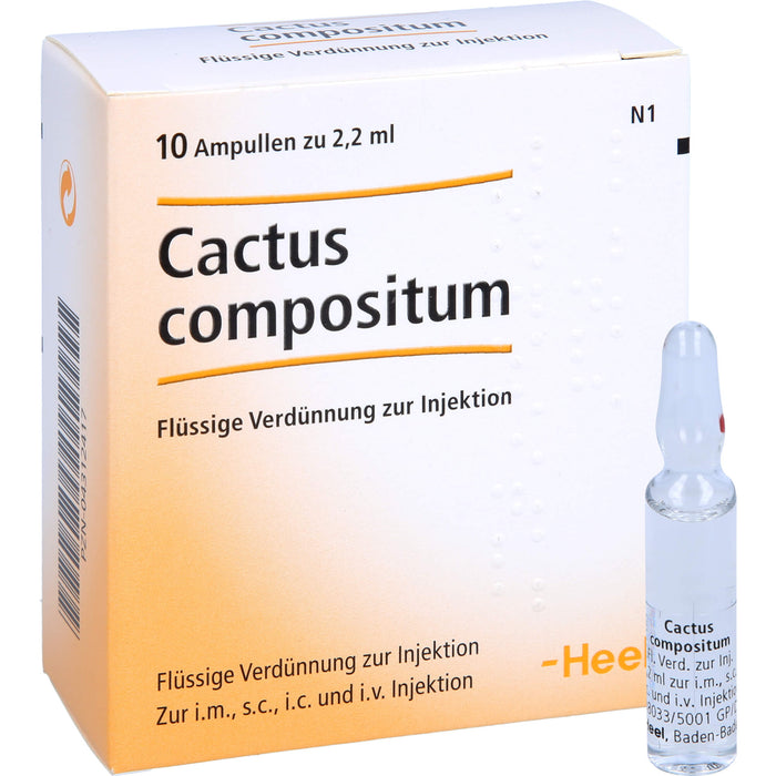Cactus compositum Amp., 10 pcs. Ampoules