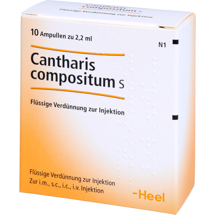 Cantharis compositum S Inj.-Lsg., 10 pcs. Ampoules