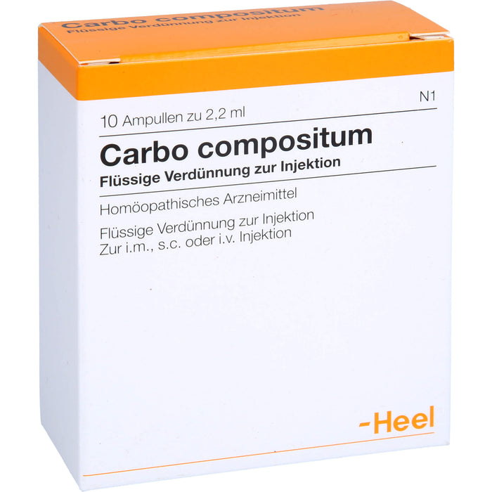Heel Carbo compositum flüssige Verdünnung, 10 St. Ampullen