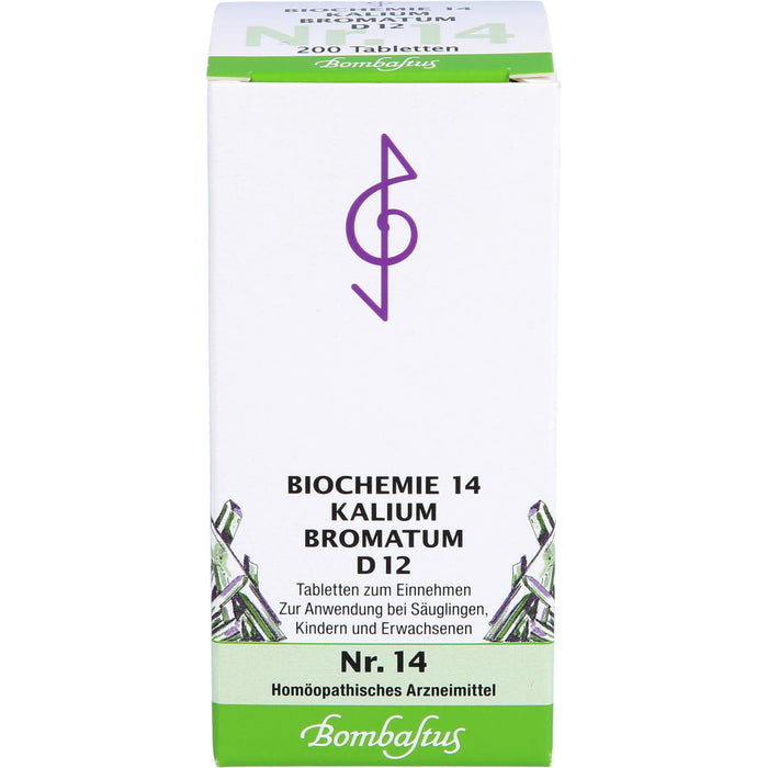 Biochemie 14 Kalium bromatum Bombastus D12 Tbl., 200 St TAB