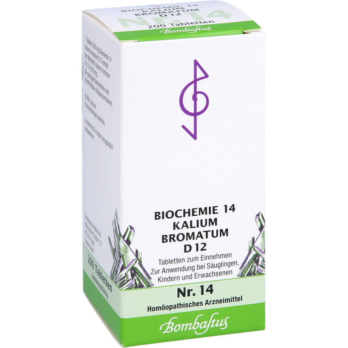 Biochemie 14 Kalium bromatum Bombastus D12 Tbl., 200 St TAB