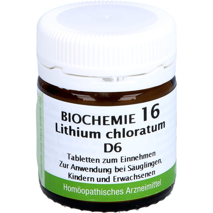 Bombastus Biochemie 16 Lithium chloratum D6 Tabletten, 80 pc Tablettes