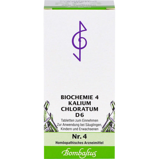 Biochemie 4 Kalium chloratum Bombastus D6 Tbl., 200 St TAB