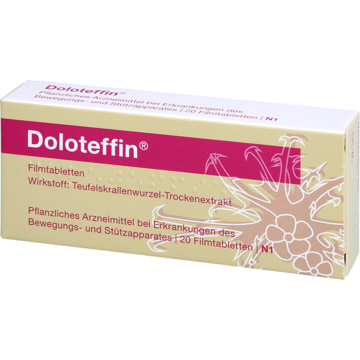 Doloteffin Filmtabletten bei Erkrankungen des Bewegungs- und Stützapparates, 20 pc Tablettes