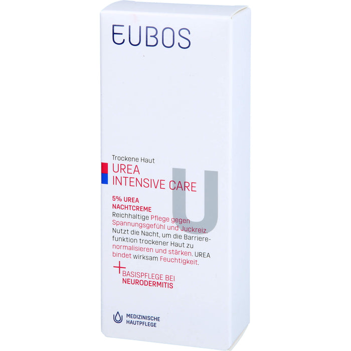 EUBOS Trockene Haut Urea 5% Nachtcreme, 50 ml Crème