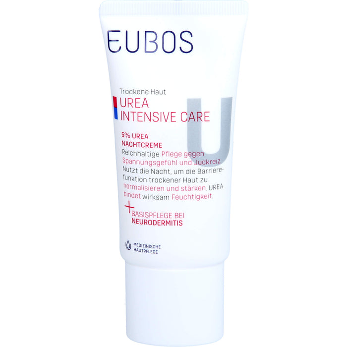 EUBOS Trockene Haut Urea 5% Nachtcreme, 50 ml Crème