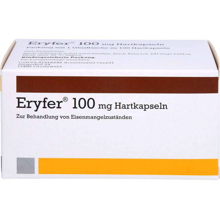 Eryfer  100 mg Hartkapseln, 100 St. Kapseln