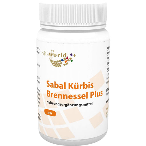 Vitaworld Sabal Kürbis Brennnessel Plus Kapseln, 60 St. Kapseln