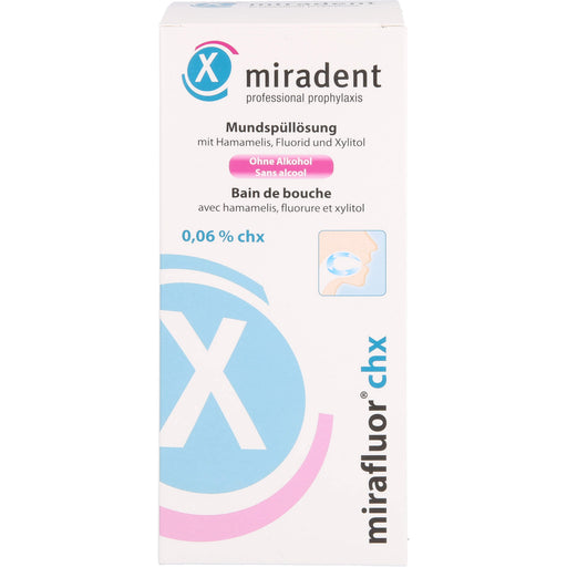Miradent Mirafluor CHX Liquid 0,06 % zur Unterstützung der täglichen Mundpflege, 500 ml Lösung