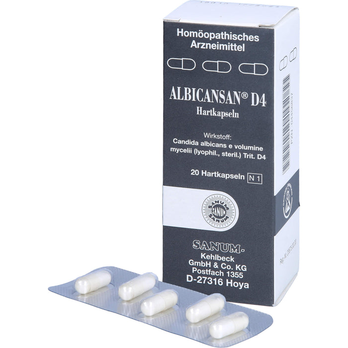 SANUM-KEHLBECK Albicansan D4 Kapseln, 20 pc Capsules