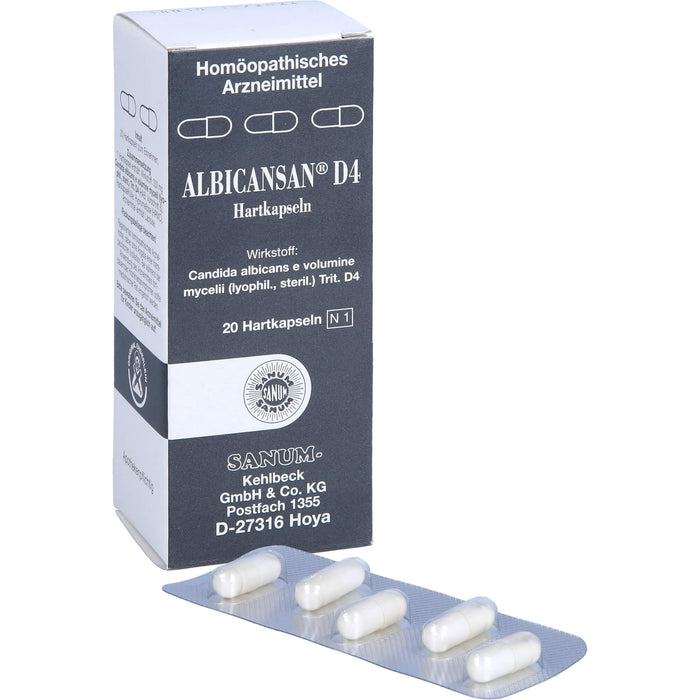 SANUM-KEHLBECK Albicansan D4 Kapseln, 20 pc Capsules