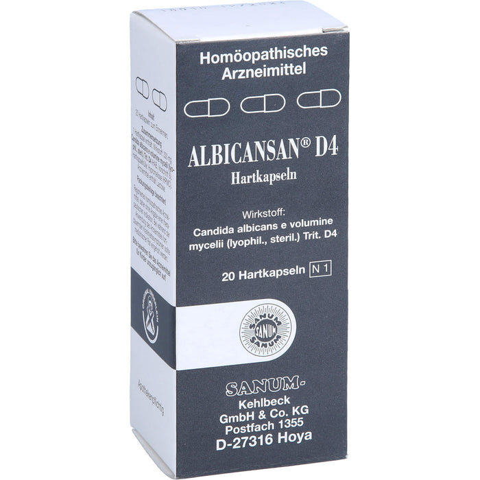 SANUM-KEHLBECK Albicansan D4 Kapseln, 20 pc Capsules