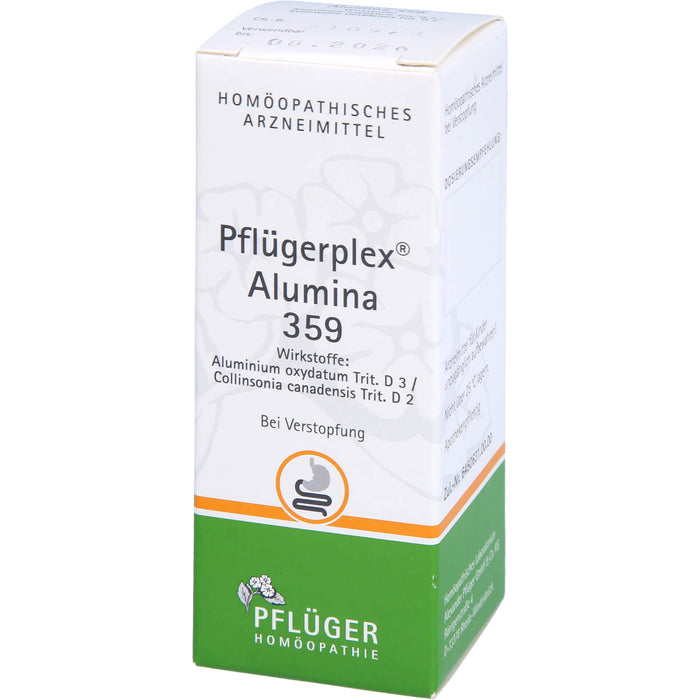 Pflügerplex Alumina 359 Tabletten bei Verstopfung, 100 pc Tablettes