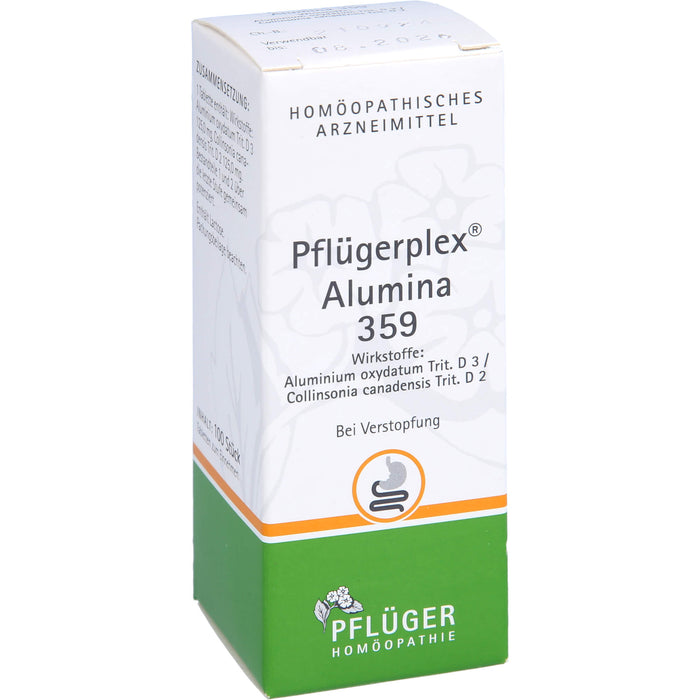 Pflügerplex Alumina 359 Tabletten bei Verstopfung, 100 pc Tablettes