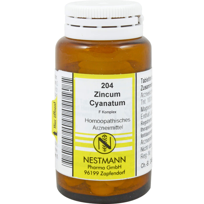 Nestmann Zincum cyanatum F Komplex Nr. 204 Tabletten, 120 St. Tabletten