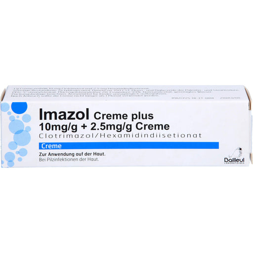 Imazol Creme plus 10mg/g + 2.5mg/g Creme bei Pilzinfektionen der Haut, 25 g Creme