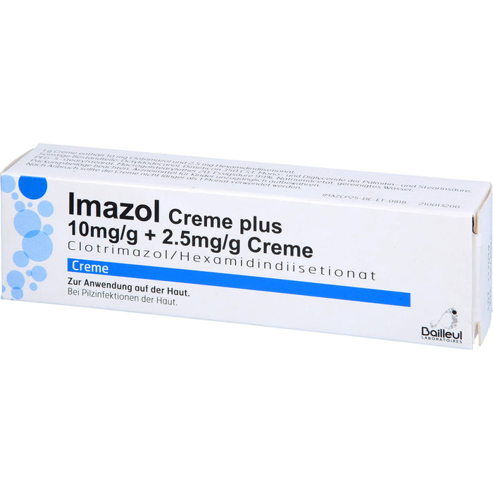 Imazol Creme plus 10mg/g + 2.5mg/g Creme bei Pilzinfektionen der Haut, 25 g Cream
