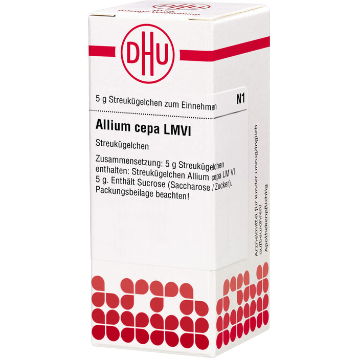 Allium cepa LM VI DHU Globuli, 5 g Globules