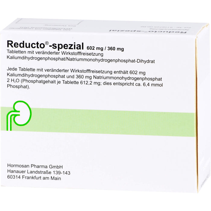 Reducto  spezial 602 mg/360 mg Tabletten mit veränderter Wirkstofffreisetzung, 100 pcs. Tablets