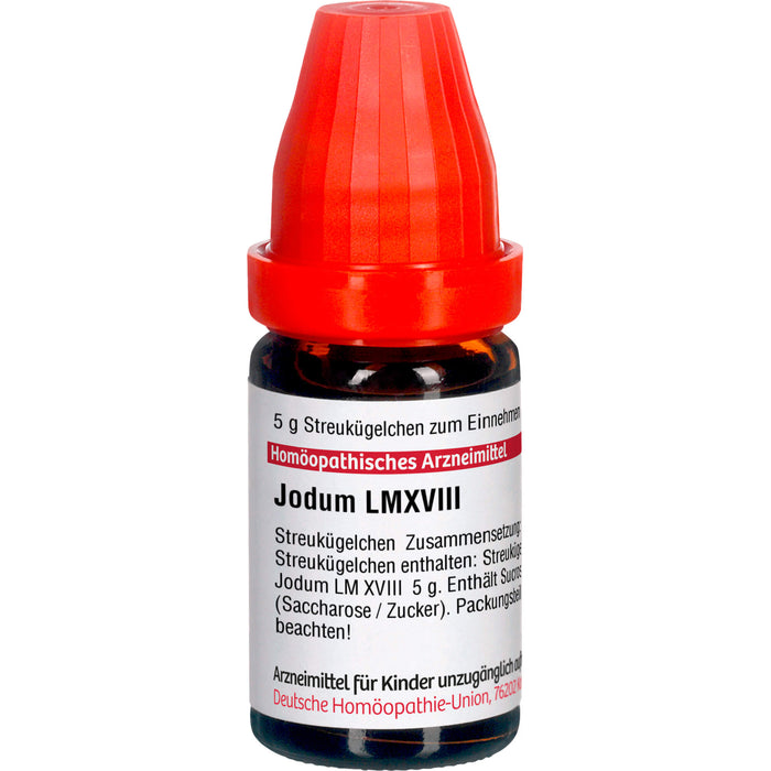 Jodum LM XVIII DHU Globuli, 5 g Globules