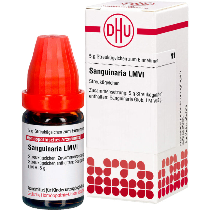 Sanguinaria LM VI DHU Globuli, 5 g Globules