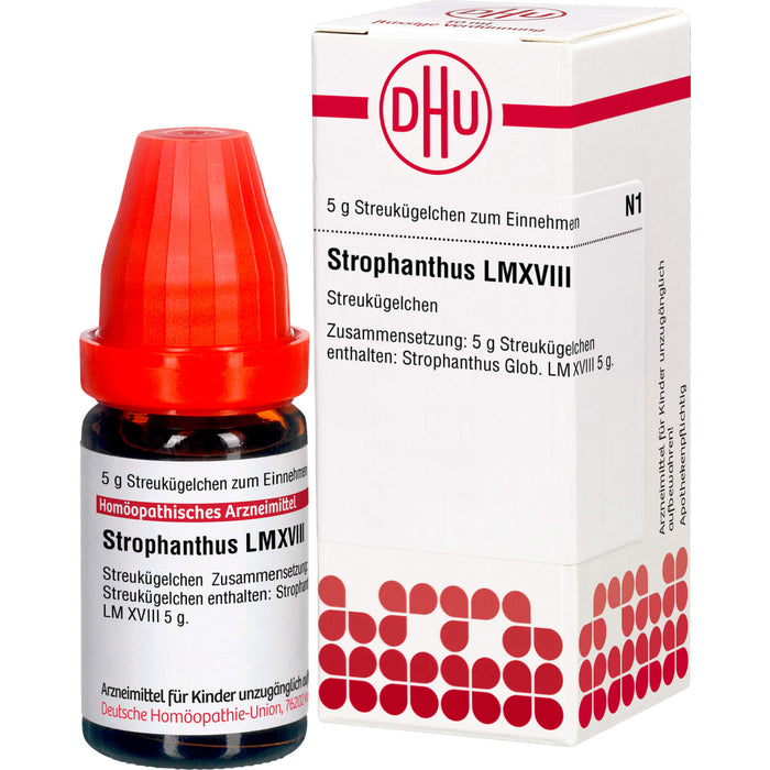 Strophanthus LM XVIII DHU Globuli, 5 g Globules