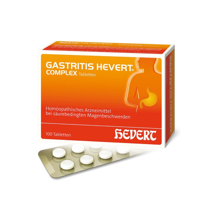 Gastritis Hevert complex, 100 pc Tablettes