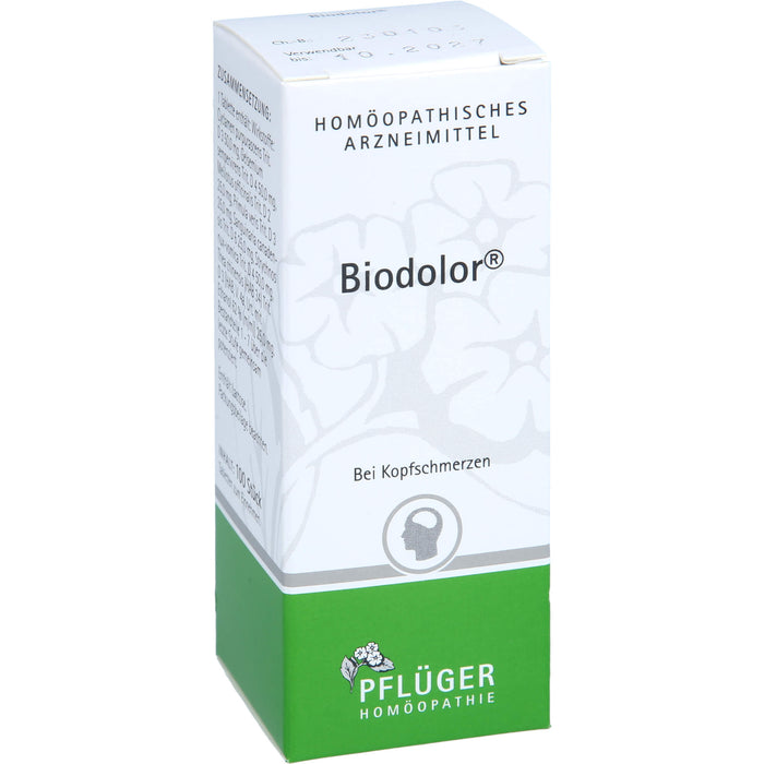Pflüger Biodolor bei Kopfschmerzen, 100 pc Tablettes