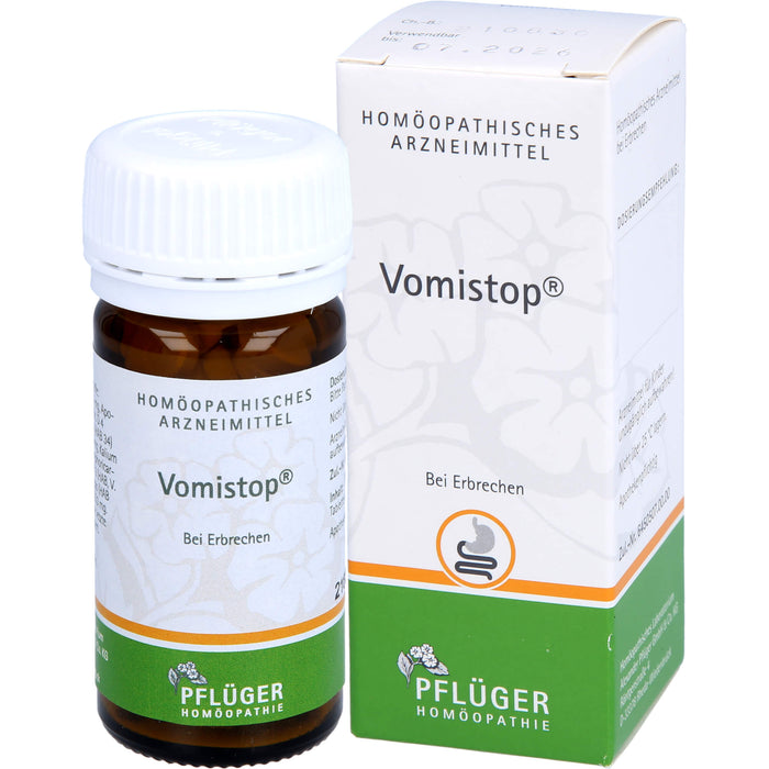 Pflüger Vomistop Tabletten bei Erbrechen, 100 pc Tablettes