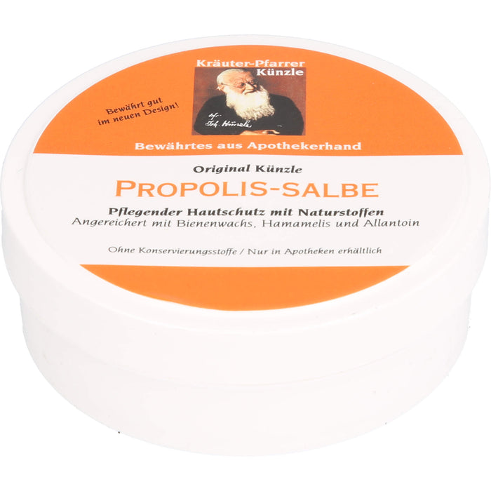 Original Künzle Propolissalbe N  pflegender Hautschutz mit Bienenwachs, Hamamelis und Allantoin, 100 ml Salbe