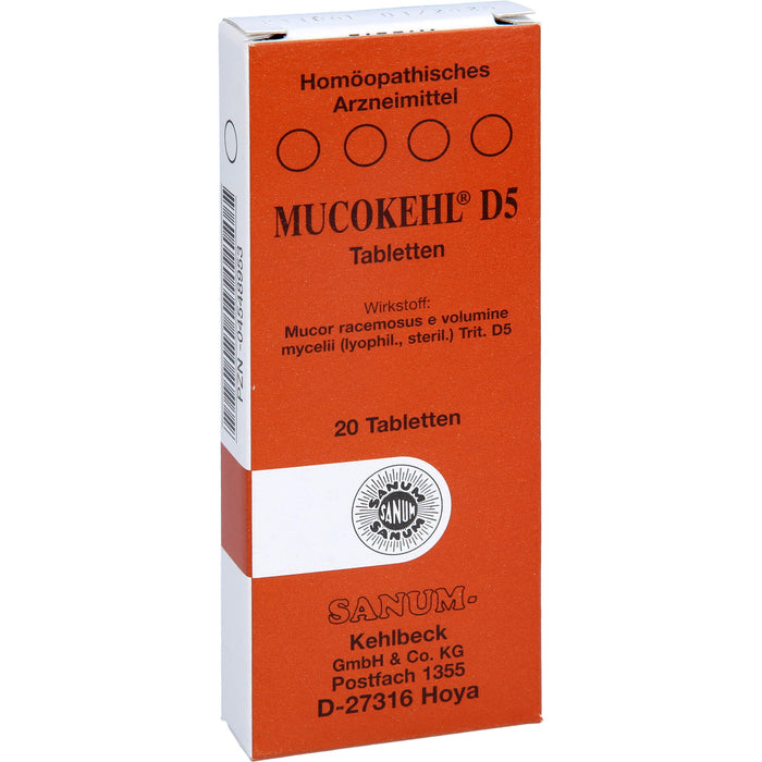 SANUM-KEHLBECK Mucokehl D5 Tabletten, 20 pcs. Tablets