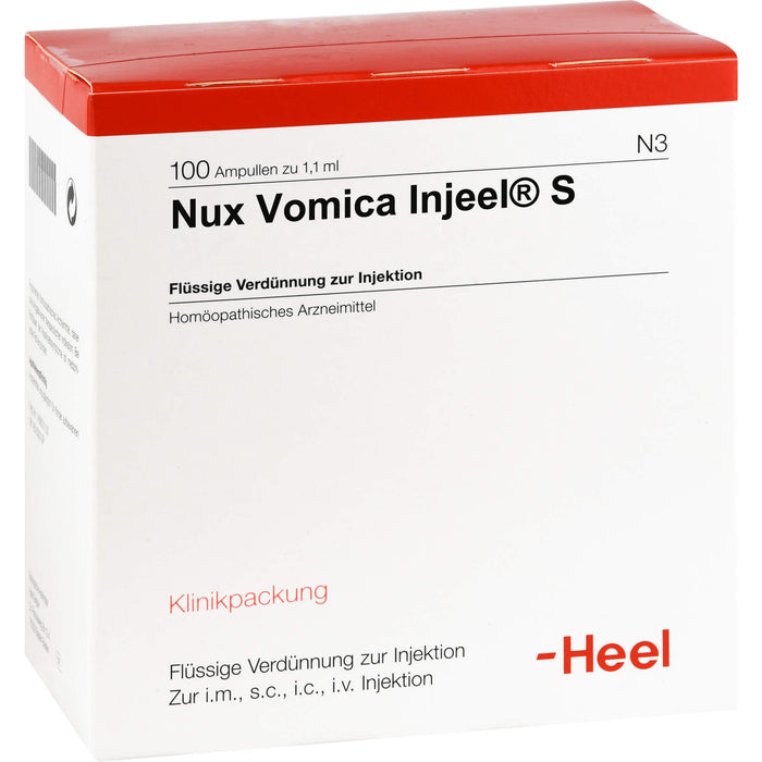 Nux vomica-Injeel S flüssige Verdünnung, 100 pcs. Ampoules