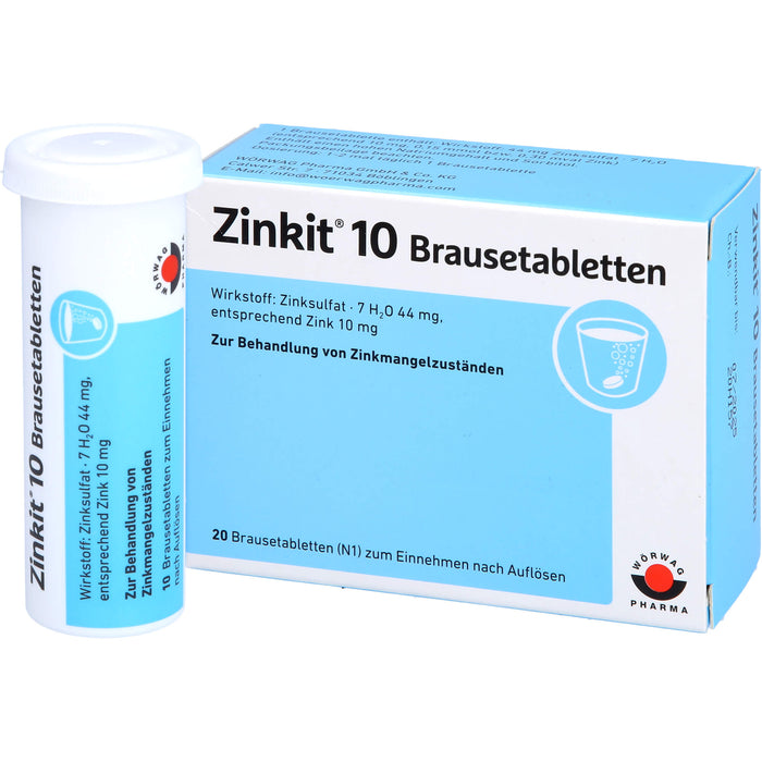 Zinkit 10 Brausetabletten, 20 pcs. Tablets