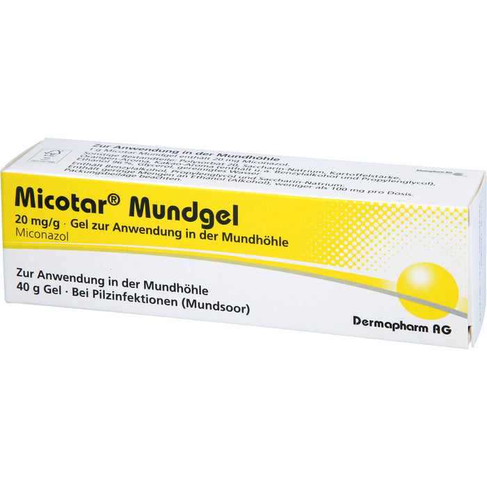 Micotar  Mundgel 20 mg/g Gel zur Anwendung in der Mundhöhle, 40 g Gel