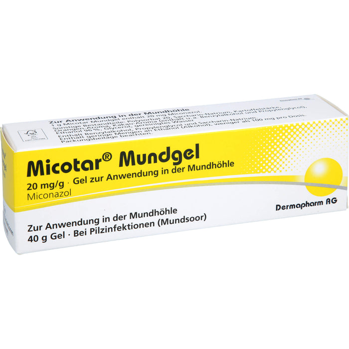 Micotar  Mundgel 20 mg/g Gel zur Anwendung in der Mundhöhle, 40 g Gel