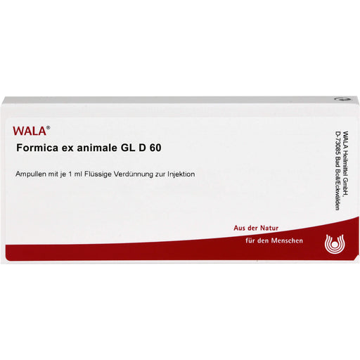 Formica Ex Animale Gl D60 Wala Ampullen, 10X1 ml AMP