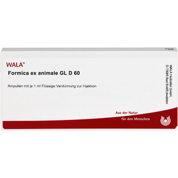 Formica Ex Animale Gl D60 Wala Ampullen, 10X1 ml AMP