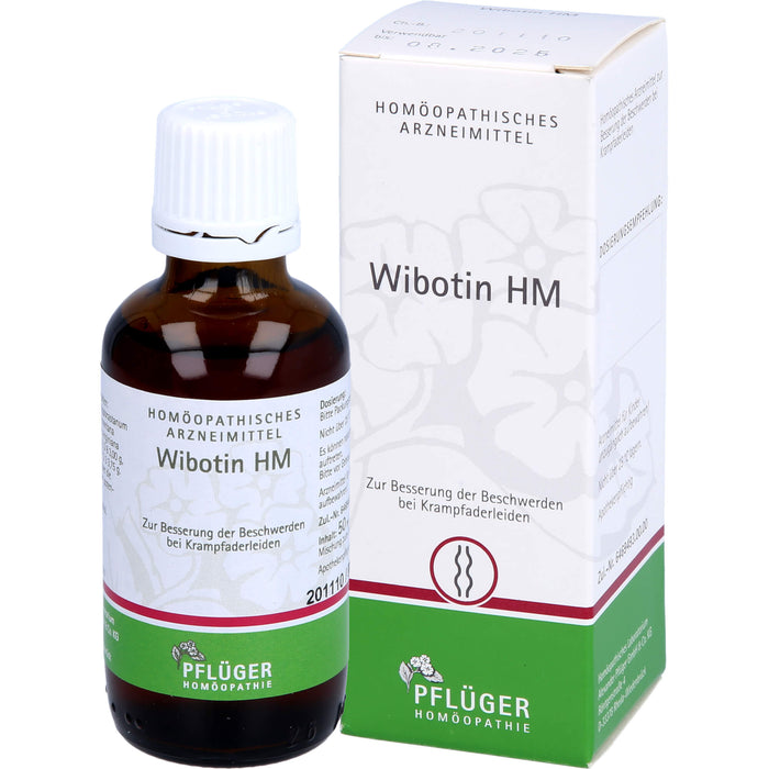 Pflüger Wibotin HM Lösung zur Besserung der Beschwerden bei Krampfaderleiden, 50 ml Solution