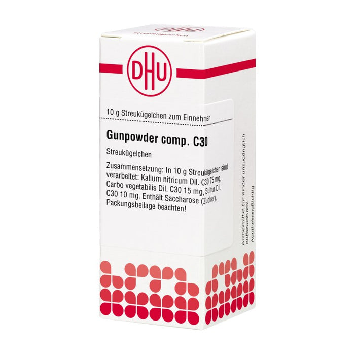 Gunpowder comp. C30 DHU Globuli, 10 g Globules