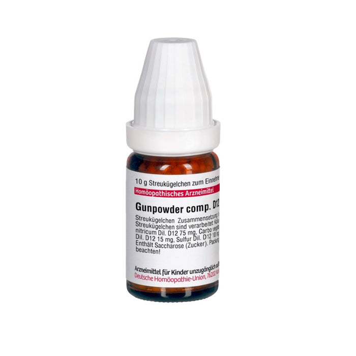 Gunpowder comp. D12 DHU Globuli, 10 g Globules