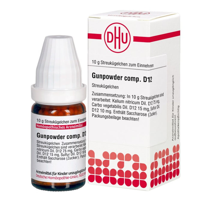 Gunpowder comp. D12 DHU Globuli, 10 g Globules