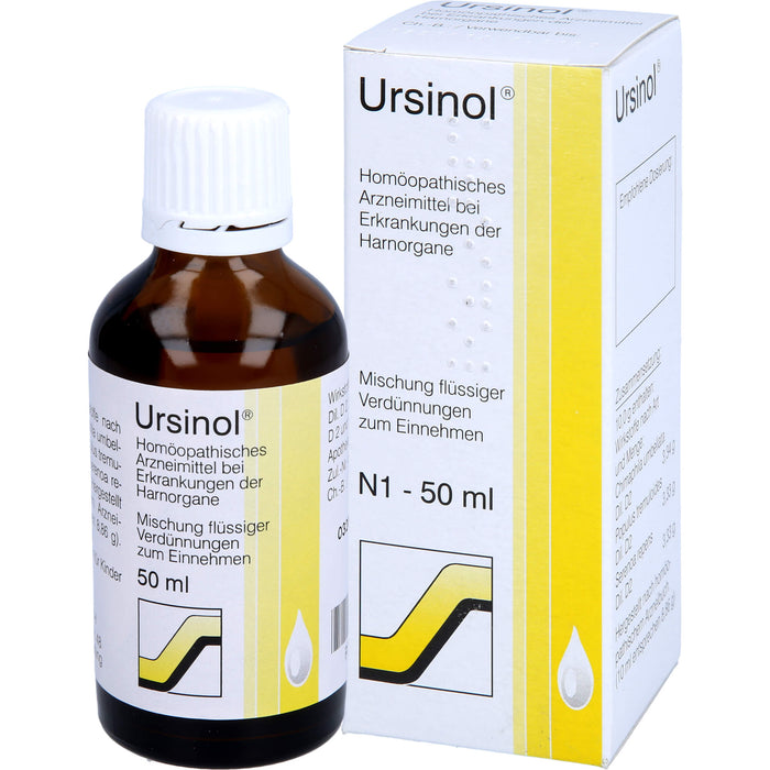 Ursinol  Mischung flüssiger Verdünnungen zum Einnehmen, 50 ml Solution