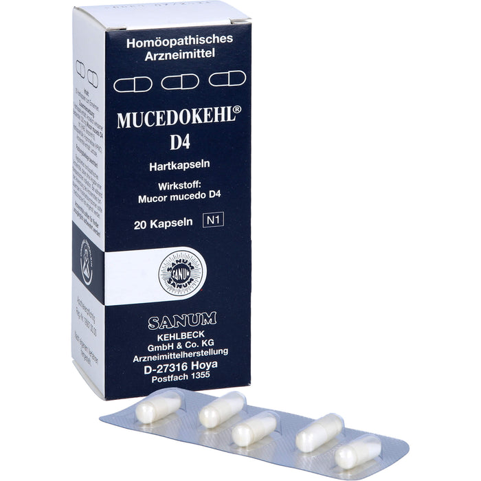 SANUM-KEHLBECK Mucedokehl D4 Kapseln, 20 pcs. Capsules