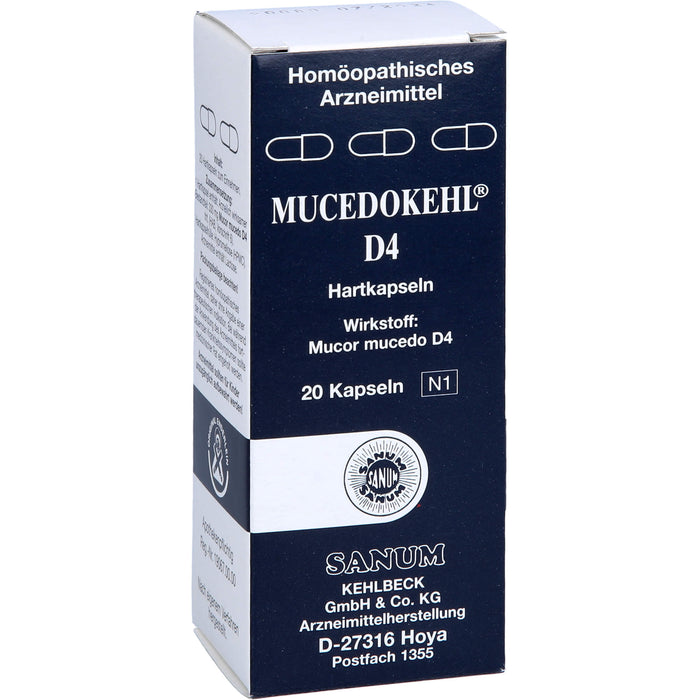 SANUM-KEHLBECK Mucedokehl D4 Kapseln, 20 pcs. Capsules