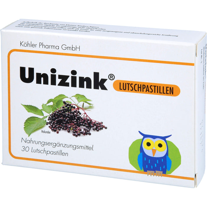 Unizink  Lutschpastillen, 30 pcs. Pastilles